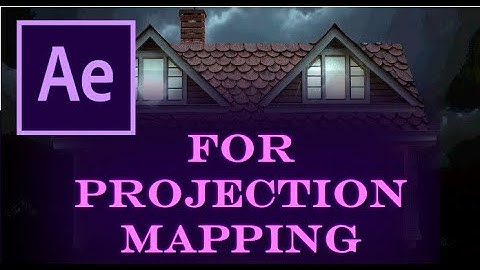 Projection Mapping in After Effects | Real-Time Preview + House Mapping Demo