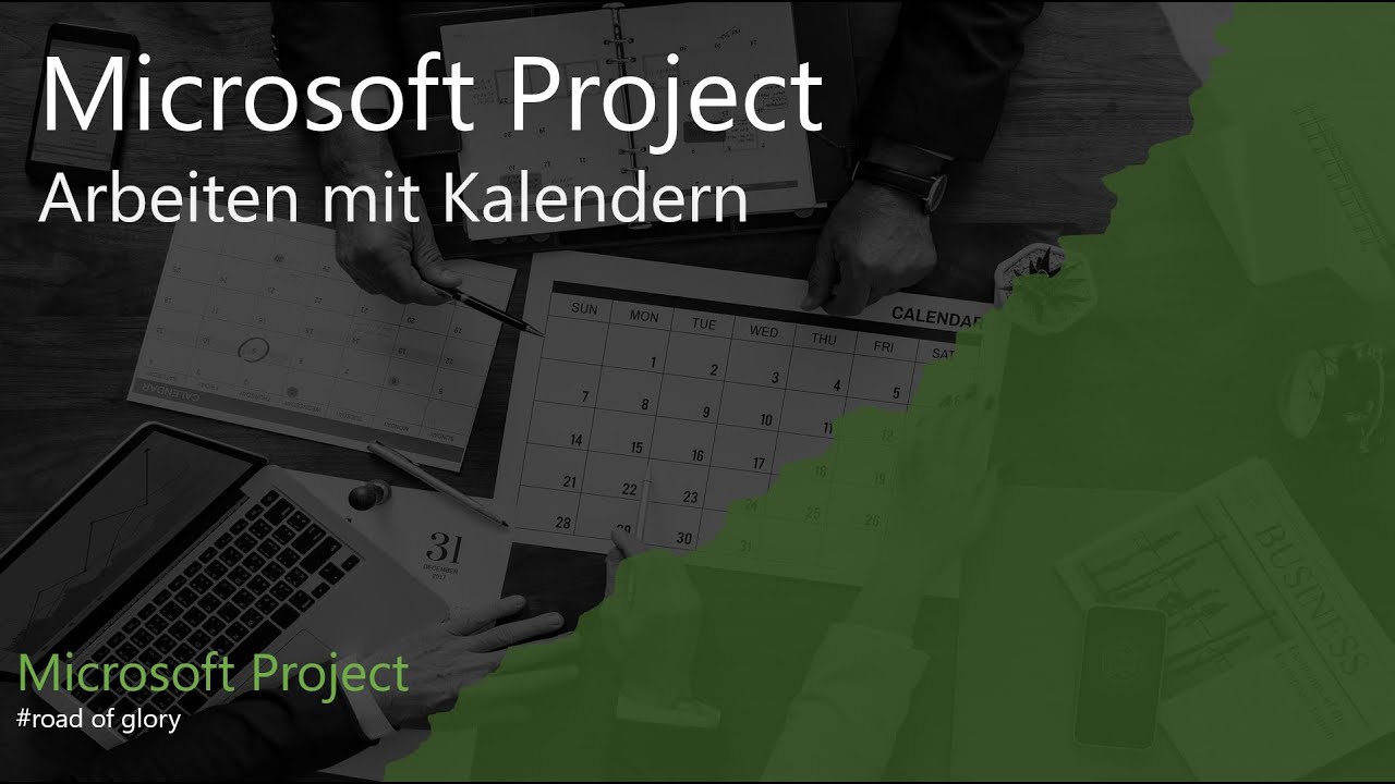 Microsoft Project 2013 - Arbeiten mit Kalendern - YouTube