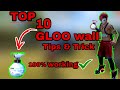TOP 10 PRO (GLOO WALL) ||TIPS & TRICK || FREE FIRE