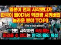 일본이 먼저 시작했다가 한국이 들어가서 역전했다는 놀라운 분야 TOP3, &quot;한번 시작하면 속도로는 따라올 수 없다는 한국인들의 특성&quot;