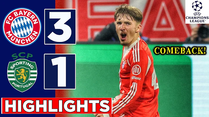 Bayern Munich vs Sporting (3-1) HIGHLIGHTS | UEFA Champions League 2025