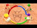 【マリオパーティ スーパースターズ】ミニゲームマリオVsルイージVsワリオVsワルイージ(たつじん難易度)