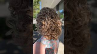 Jacqueline’s before &amp; after Curly Haircut ￼#curly #hair #brisbane #haircutting