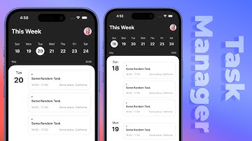 SwiftUI - Task Management App UI - Complex UI - Xcode 16 - SwiftUI Tutorials