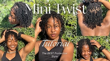 Mini Twist Tutorial: Save Money and Retain Length! (BEST Protective Style Ever)