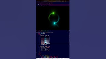 CSS Animation effect Glowing ring #shorts #viralvideos #viral#trending #html#css#js#coding