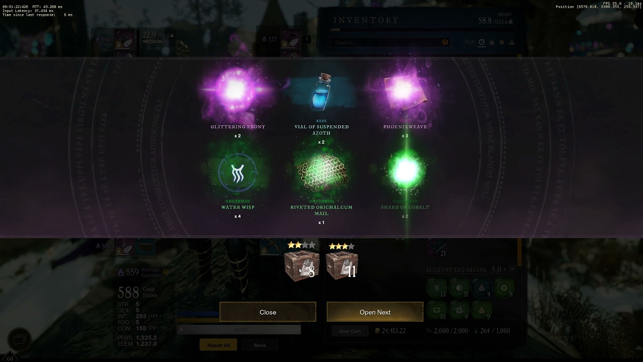 New World Opening 33 Chests from Arcana Aptitude 211 YouTube