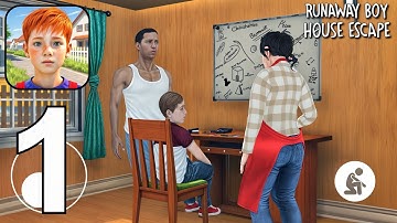 Boy Stealth Escape Runaway - Full Gameplay Walkthrough Part 1 - Schoolboy Escape (Android, iOS)
