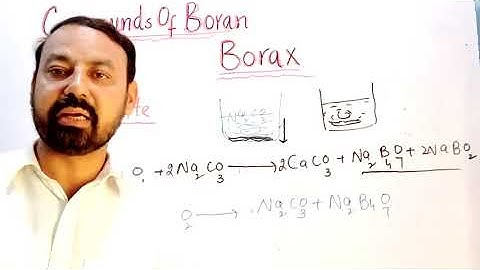 Preparation of Borax,and its Properties