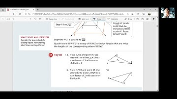 EnVision Geometry 7-1: Dilations