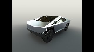 Tesla truck Solidworks 3d Model Rendering