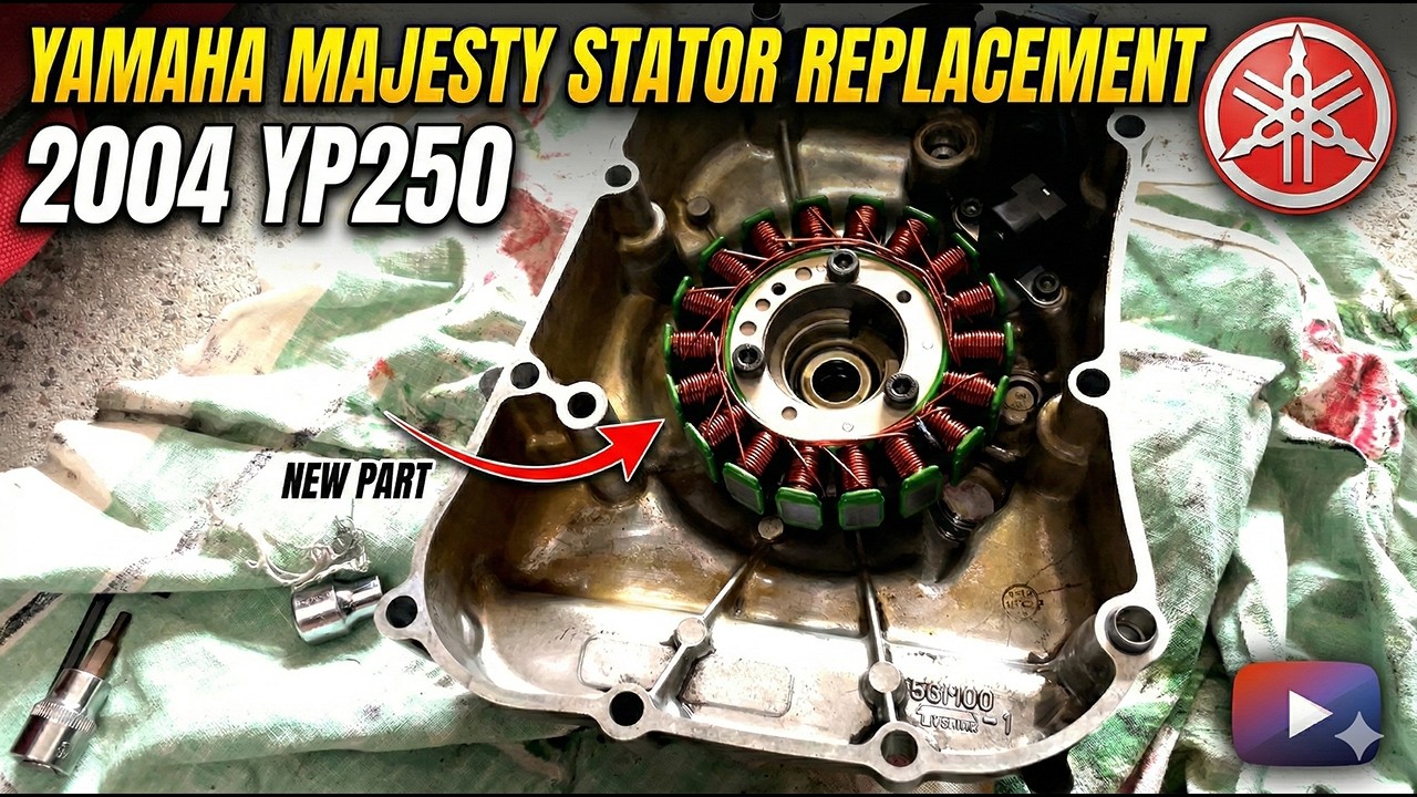 2004 Yamaha Majesty Stator Replacement and Testing