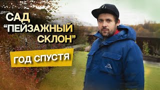 Сад  "Пейзажный склон" | ГОД спустя!