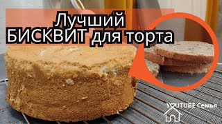 Шифоновый БИСКВИТ с грецкими орехами🍰Проверенный рецепт💥#бытьмамой #рецепты #бисквит #буднимамы