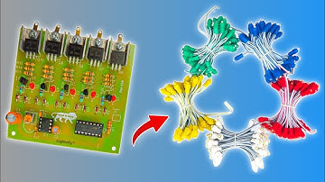 12v 5 Channel Chaser || Chaser Light Controller || Led Chaser Circuit