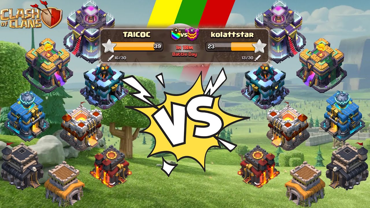 CWL Attack TAICOC ShanState vs Kolattstar Clash of Clans