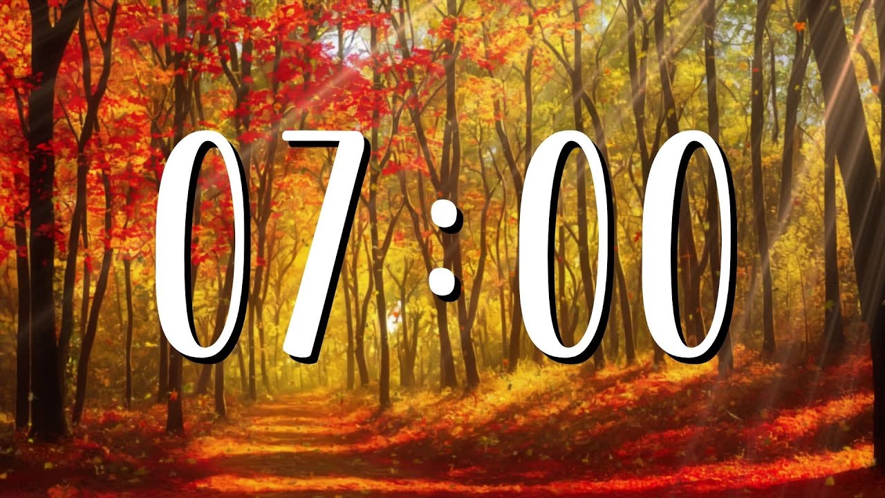 7 Minute Autumn Ambience Timer YouTube