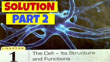 DAV CLASS 8 SCIENCE CHAPTER 1 THE Cell-Its Structure and Functions Question Answer Part 2