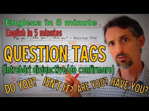 Lectii Gramatica Engleza - QUESTION TAGS (DO YOU? ISN&rsquo;T IT? ARE YOU?) - English Grammar Lessons