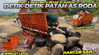 UNTIL THE AXLE BROKEN‼️MINIATURE TRUCK CONTEST CARRYING 100 TONS OF STONE