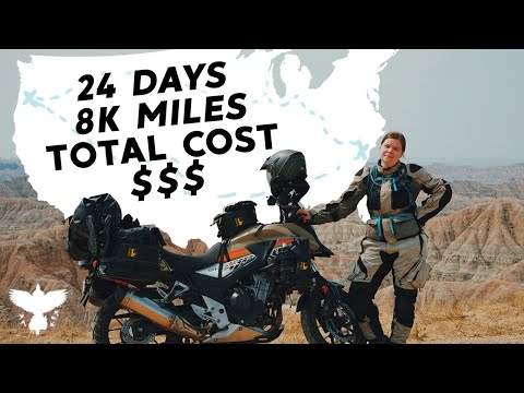 How much does it COST to Travel Across the USA by Motorcycle?