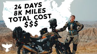 How much does it COST to Travel Across the USA by Motorcycle?