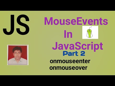 MouseEvents In JavaScript