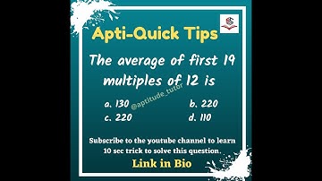 How to solve Averages question in 5 seconds? | Aptitude Quick Tips | #aptitudetips #aptitudetricks