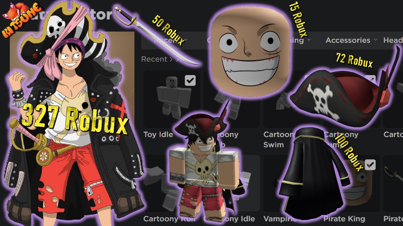 CapCut #cool #roblox this is how you can get a luffy avatar, Luffy Costume