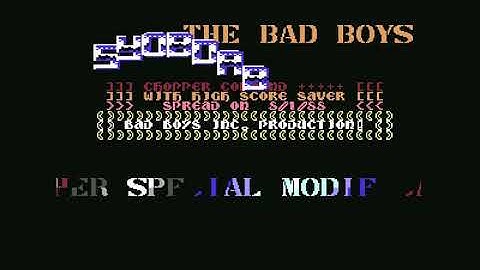 Bad Boys  Incorporated (BBI) Intro 2 !  Commodore 64 (C64)
