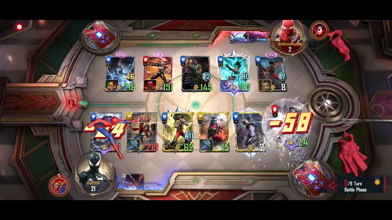 Marvel duel shang chi vs beast deck? 