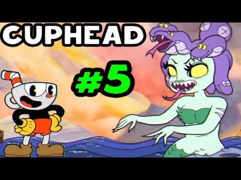 Видео: Cuphead - ОГРОМНАЯ РУСАЛКА МОНСТР #5 | Прохождение на русском