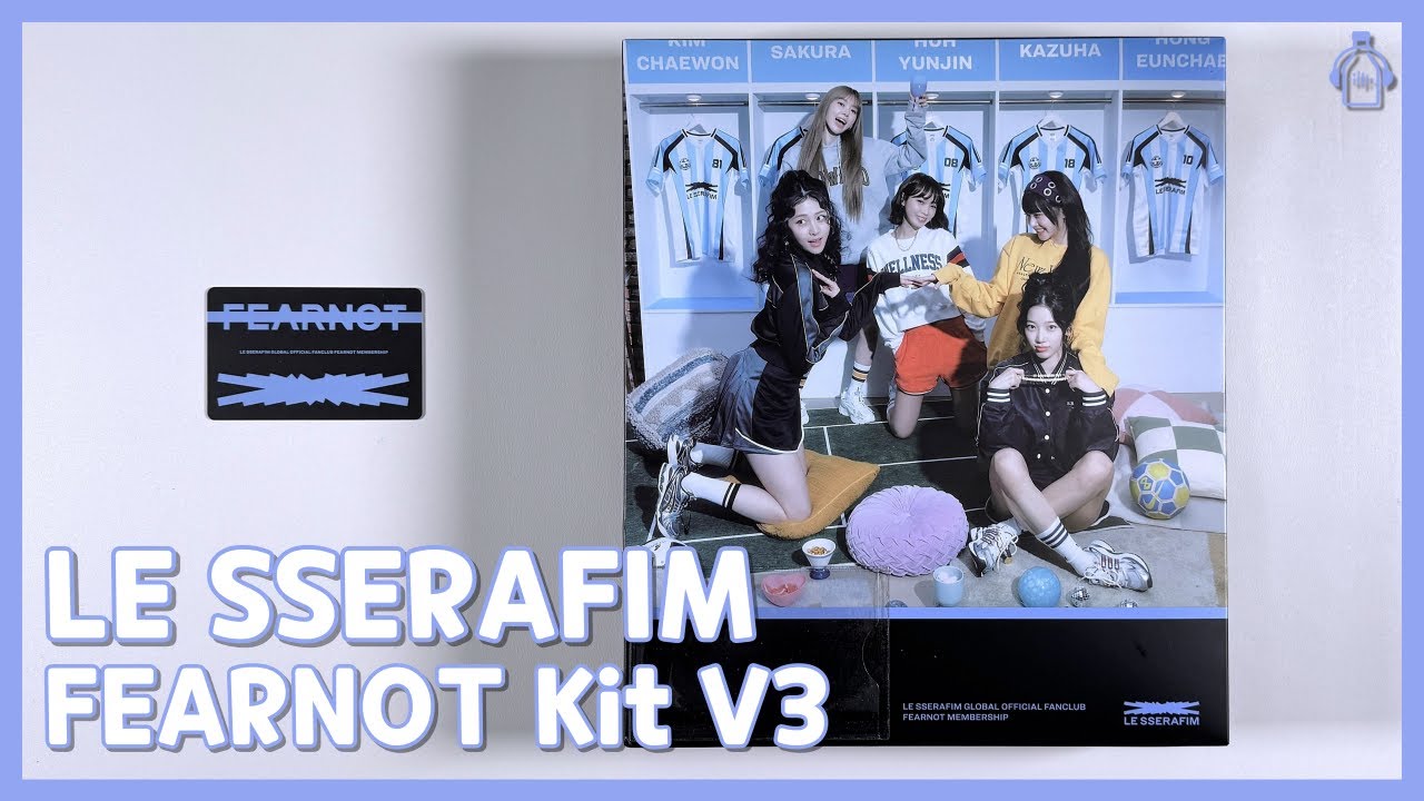 【お年玉セール特価】 Membership 3rd The | FEARNOT | SSERAFIM LE Kit (18 #Unboxing アイドル