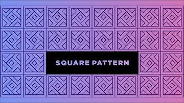 How to Create Seamless Background Pattern In Corel Draw x6 | Clean And Minimal Square Pattern