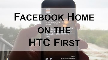 Facebook Home on the HTC First