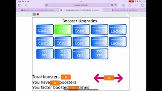 @shawnchoi (I can’t mention) Row 3 of Booster Upgrades should be clickable screenshot 1