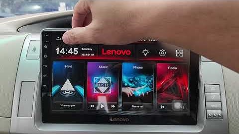 Lenovo D1 HD 2GB RAM 32GB ROM 4 Core Processor Real QLED Screen Android Car Player Toyota Estima