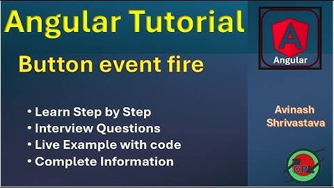How to Create a Button Event in Angular | Step-by-Step Tutorial || Angular 18 | Code Programming