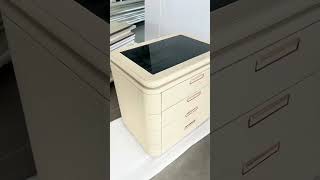 Custom Leather Vanity Island – Production Complete