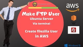 How to Create & Config. Filezilla FTP user with dir permission in Ubuntu Server | On AWS | #cloudaws
