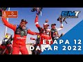 Etapa final 12 Dakar 2022 Moto - Highlights - Entrevistas