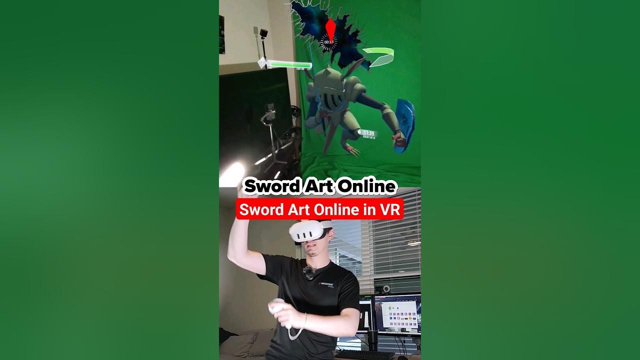 SAO VR skill check 😂 #swordartonline #anime #vr #gaming