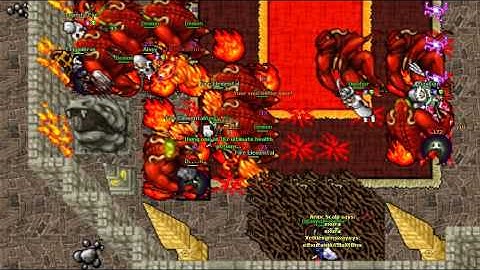 [Tibia Clips]Ferumbras on Elysia - amazing loot