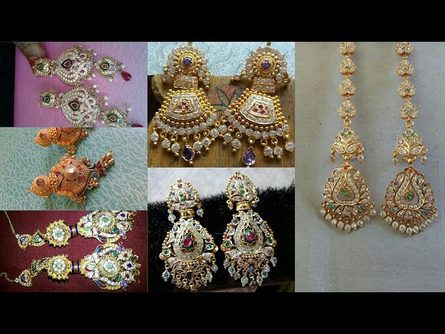 Pin by SS die cutter jaipur on rajputi jewellery | Jewelry design earrings,  Jewelry set design, Bridal jewelry collection