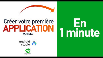 créer une première application Android avec java et xml Android studio #devapp