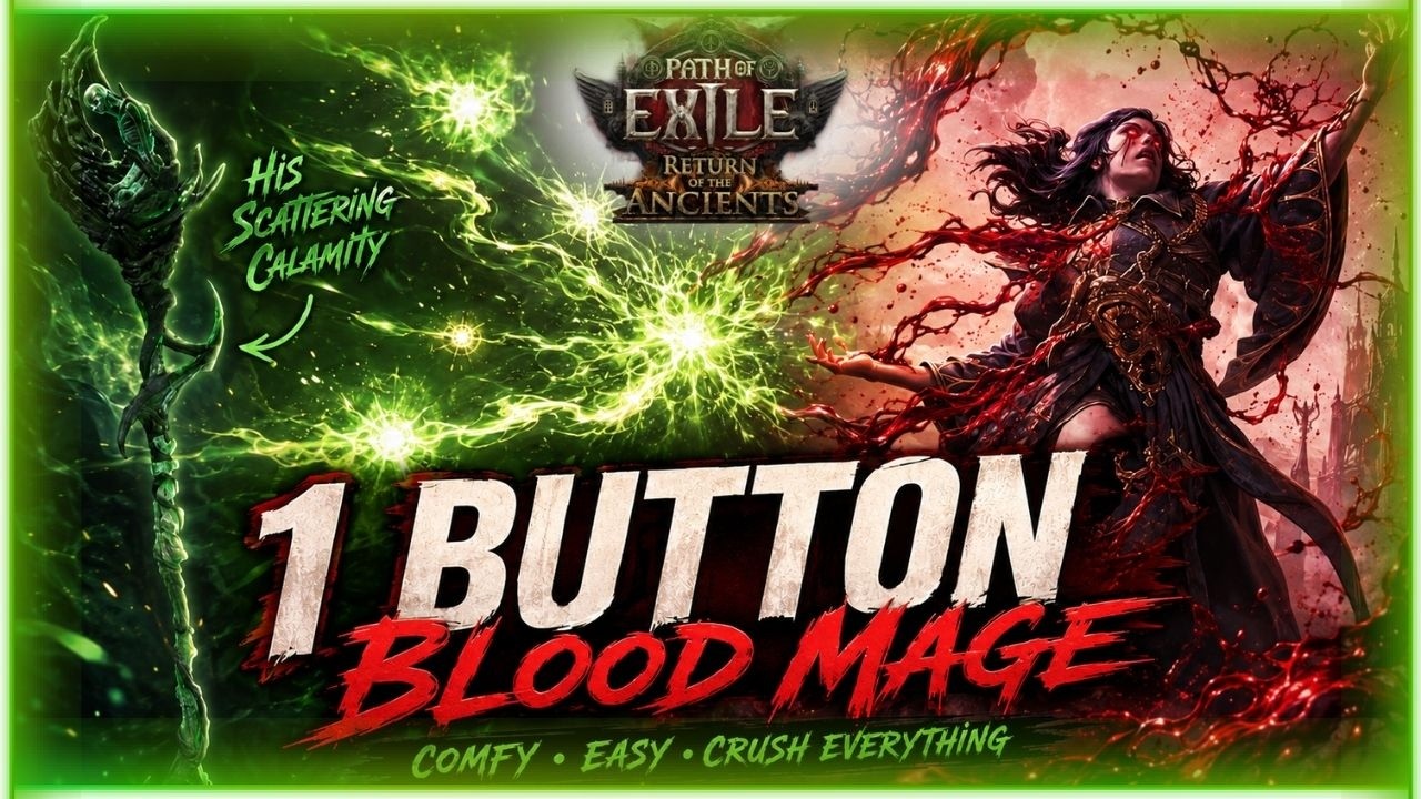 Blood Mage But The Spell Aims For You | PoE 2 0.5 Build Guide - Showcase