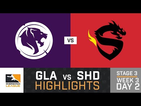 HIGHLIGHTS Los Angeles Gladiators vs. Shanghai Dragons | Stage 3 | Week 3 | Day 2 | Overwatch League