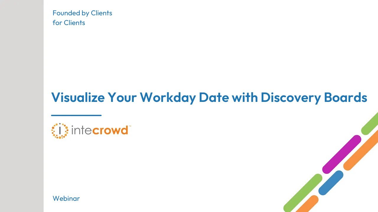Visualize Your Workday Date with Discovery Boards - YouTube