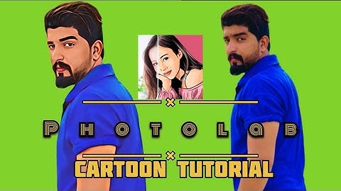 How to cartoon an image in photolab /cartoon effect tutorial/ cartoon photo tutorial