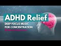 Adrelief deep focus music for concentration  creativity 8d audio  binaural beats